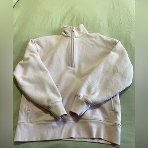 Aritzia Cozy Fleece Boyfriend 1/2 zip
